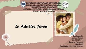 La Adultez Joven Compressed