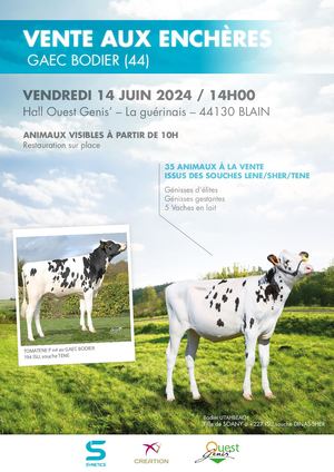 Catalogue Vente aux enchères du GAEC BODIER