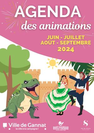 Agenda Estival des manifestations 2024 - Gannat