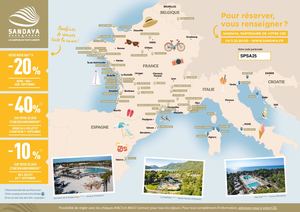 Carte campings Sandaya