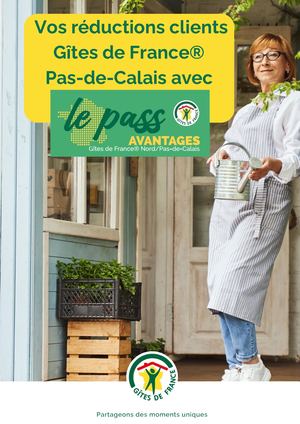 Pass'avantages clients Gîtes de France® Pas-de-Calais