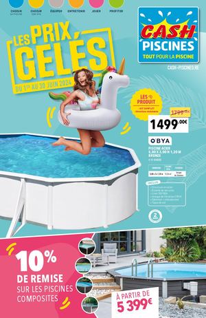 Catalogue Cash Piscine - Juin 2024