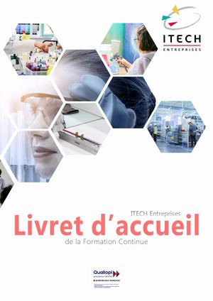 Livret d'accueil de la formation continue - ITECH Entreprises