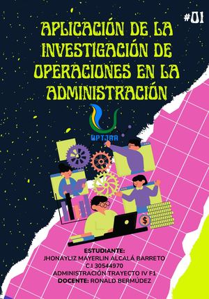 Aplicación de la Investigación de Operaciones en la Administración