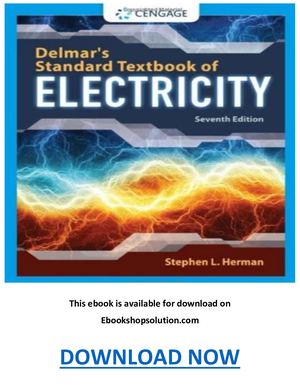 Delmar’s Standard Textbook Of Electricity 7th Edition Pdf