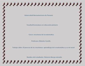Enseñanza De La Matematica