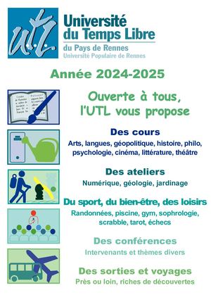 2024 2025 Plaquette UTL de Rennes