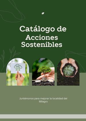 Catálogo De Acciones Sostenibles