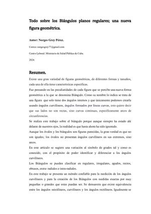 Los Biángulos regulares. Descubre todo sobre la nueva figura geométrica