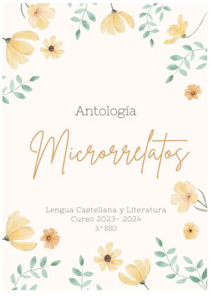 Microrrelatos 3.º