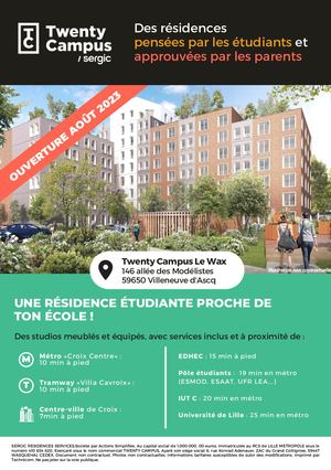 Twenty Campus - Villeneuve d'Ascq EDHEC 2024