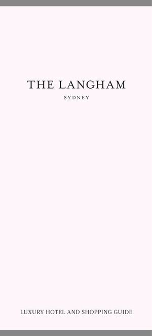The Langham Sydney 2024