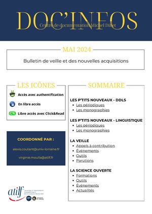 Doc'infos Mai 2024