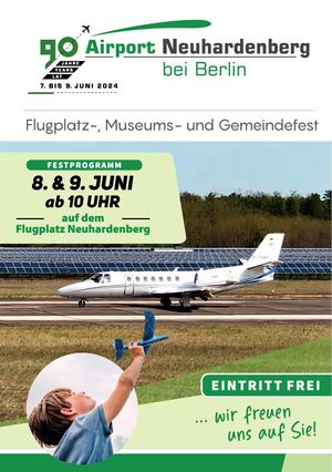 Programmheft 90 Jahre Airport Neuhardenberg