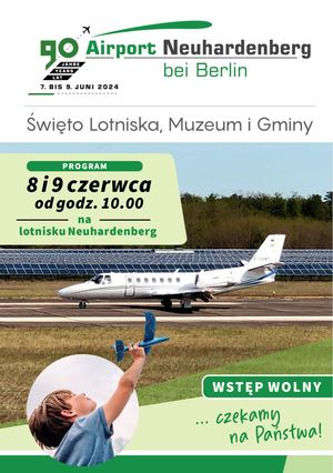 Programmheft polnisch 90 Jahre Airport Broszura programowa