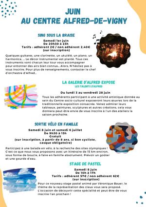 Juin Au Centre Alfred De Vigny