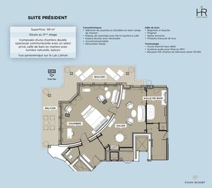 Suite Président - Hôtel Royal Evian - FR