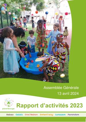 Rapport d'activités 2023