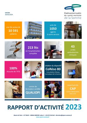 Rapport d'activite 2023 de l'EPSM de la Somme