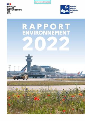 2022 Dgac Rapport Environnement