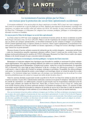 LA NOTE DU CESA N°559