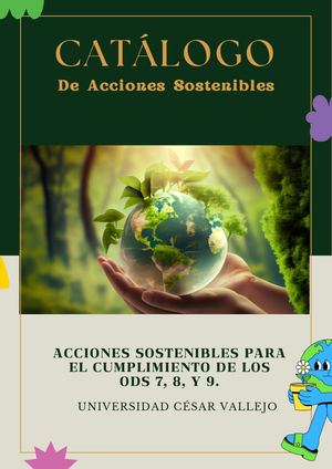 Catálogo de Acciones Sostenibles