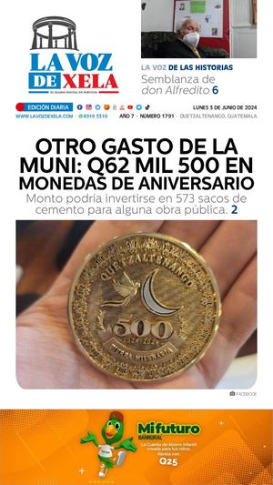 EDICIÓN DIGITAL #1791 del diario LA VOZ DE XELA