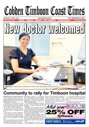 Cobden Timboon Coast Times, June 5, 2024