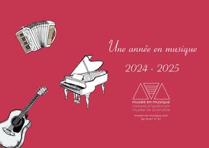 Calendrier 2024-2025 de Musée en musique
