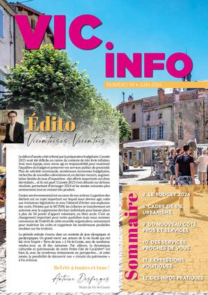 Vic info n°39 - Juin 2024