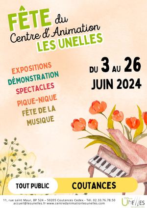 Programme De la Fête du Centre d'Animation Les Unelles 2024
