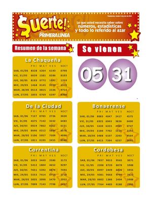 Suerte Nro7770 2024 06 04