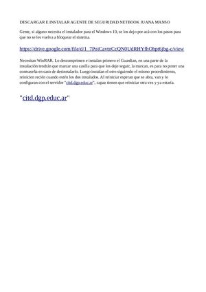 Descargar E Instalar Agente De Seguridad Netbook Juana Manso Pdf