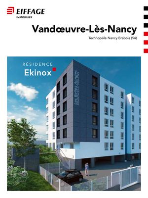 Plaquette commerciale VANDOEUVRE-Lès-Nancy - Ekinox