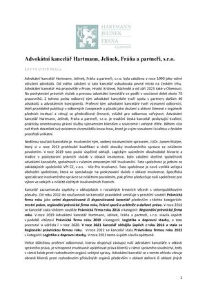 Představení Kanceláře úNor 2024