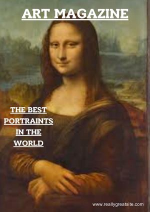 Black And White Modern Minimalist Business Woman Magazine Cover