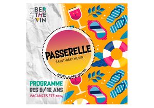 Plaq Passerelle Vacances ÉTé 2024