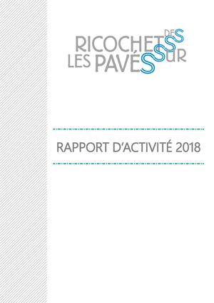 Rapport D'activités 2018