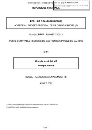 CA 2022 GRAND CAHORS ZONE D'AMENAGEMENT