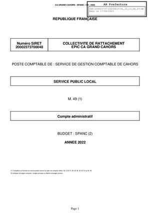 CA 2022 GRAND CAHORS - SPANC