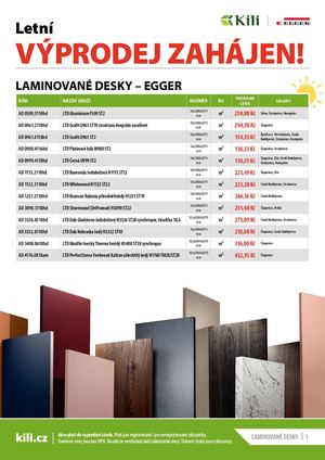 Letní výprodej zahájen!