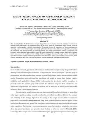 20234 Understanding Population And Sample In Research