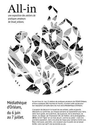Exposition All-in / Esad_Orléans / Médiathèque d'Orléans