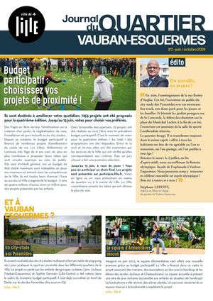 Journal de quartier - Vauban-Esquermes - Juin - octobre 2024