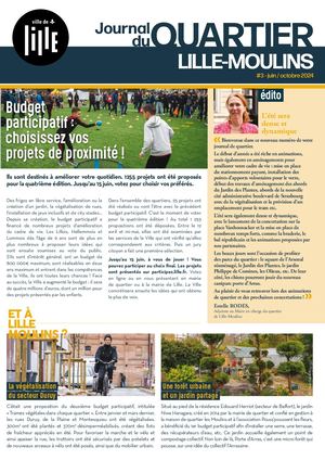 Journal de quartier - Lille-Moulins - Juin - octobre 2024