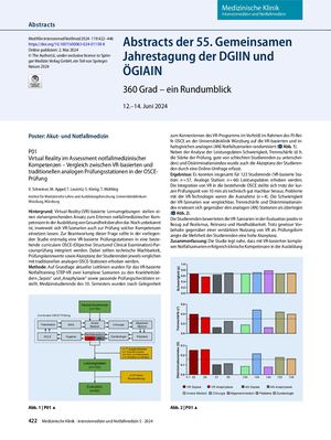 14 Abstracts ​Der 55 Gemeinsamen Jahrestagung Der Dgiin Und ÖGiain