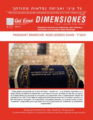 Dimensiones Bamidbar 5784 Edición 121