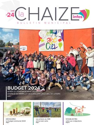 Bulletin municipal Juin 2024 La Chaize-le-Vicomte