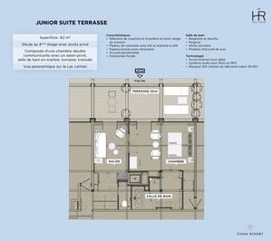 Junior Suite Terrasse- Hôtel Royal Evian - FR