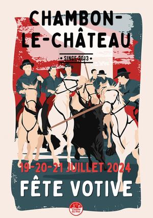 Flyer Fête Chambon-le-Château 2024